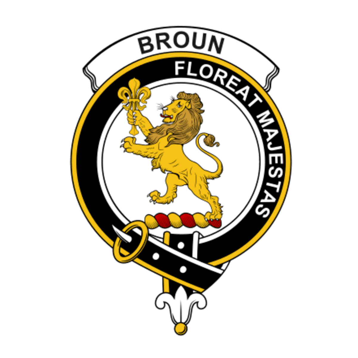Clan Broun Crest