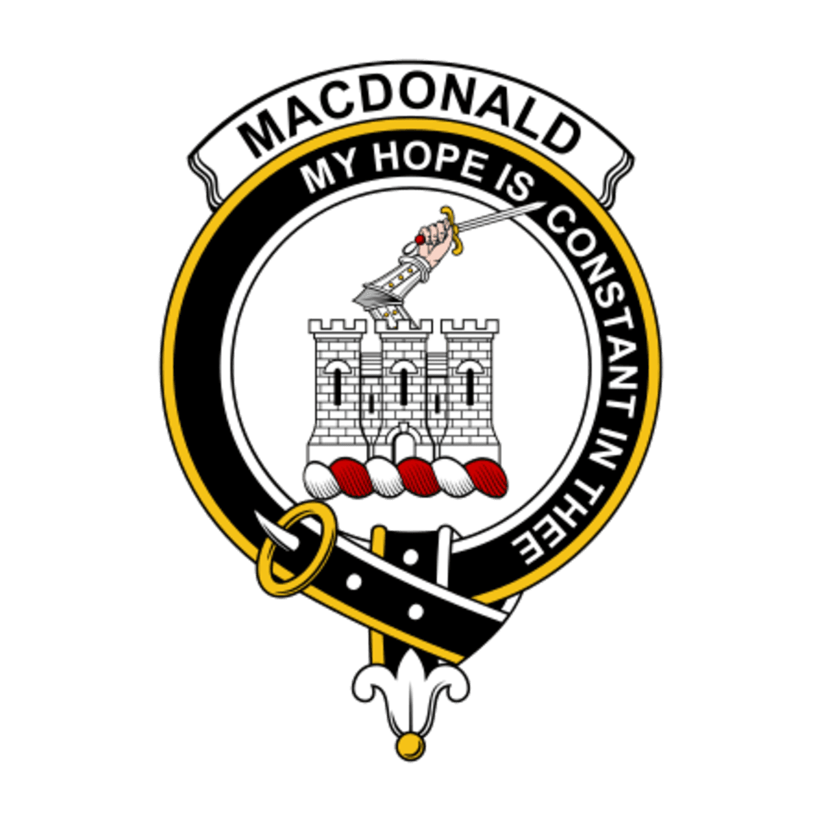 Clan MacDonald (Clan Ranald) Crest