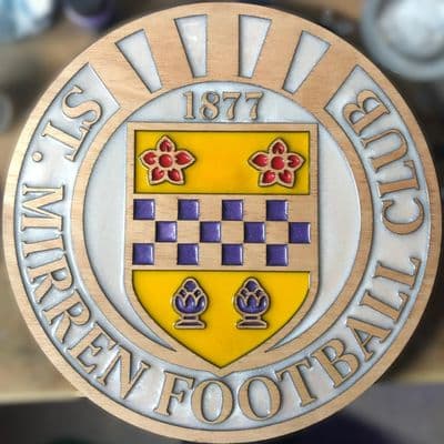 St. Mirren F.C. Wooden and Resin Crest - Image 5