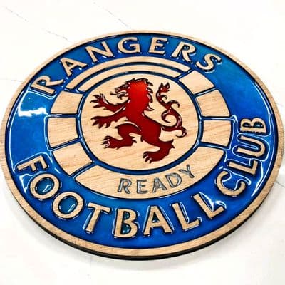 Glasgow Rangers Wooden and Resin Crest - Image 5