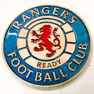Glasgow Rangers Wooden and Resin Crest - Image 2