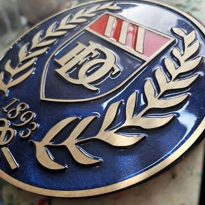 Dundee F.C. Handcrafted Wooden and Resin Crest - Image 5